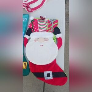 Festive Santa Christmas Stocking